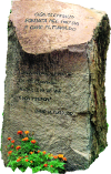La pietra della fondazione della casa di Emmaus