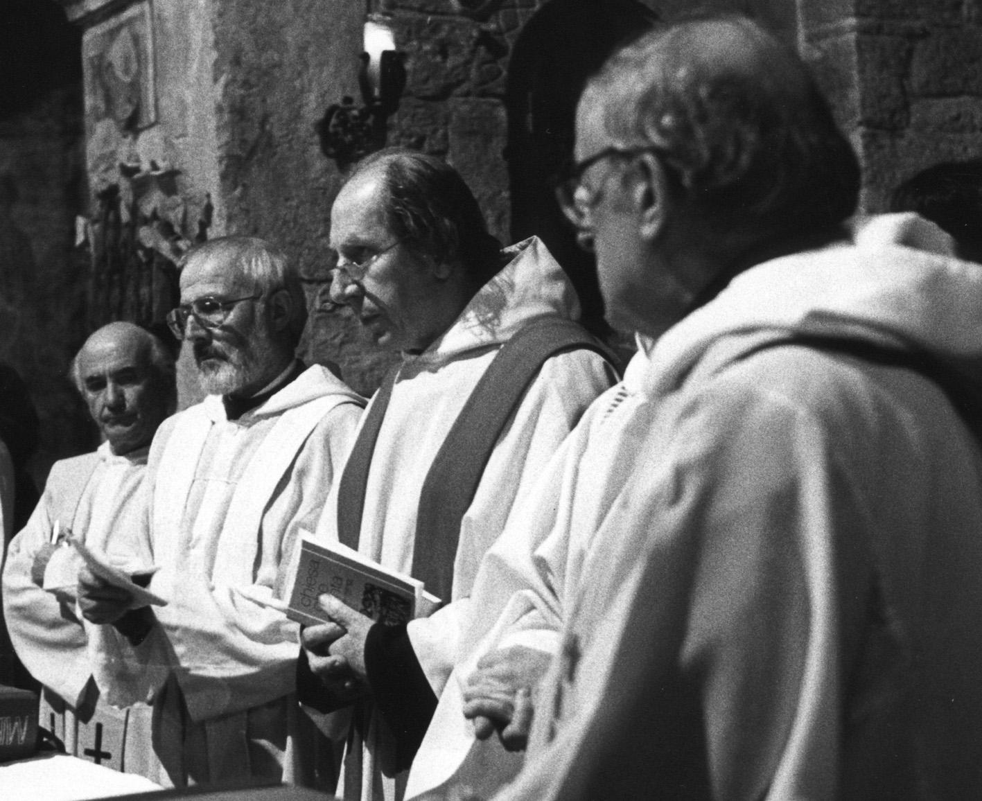 S. Egidio in Fontanella Sotto il Monte, concelebrazione per il 70 compleanno di fra David M. Turoldo